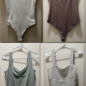 Abercrombie & Fitch Bodysuits - Gray and Brown